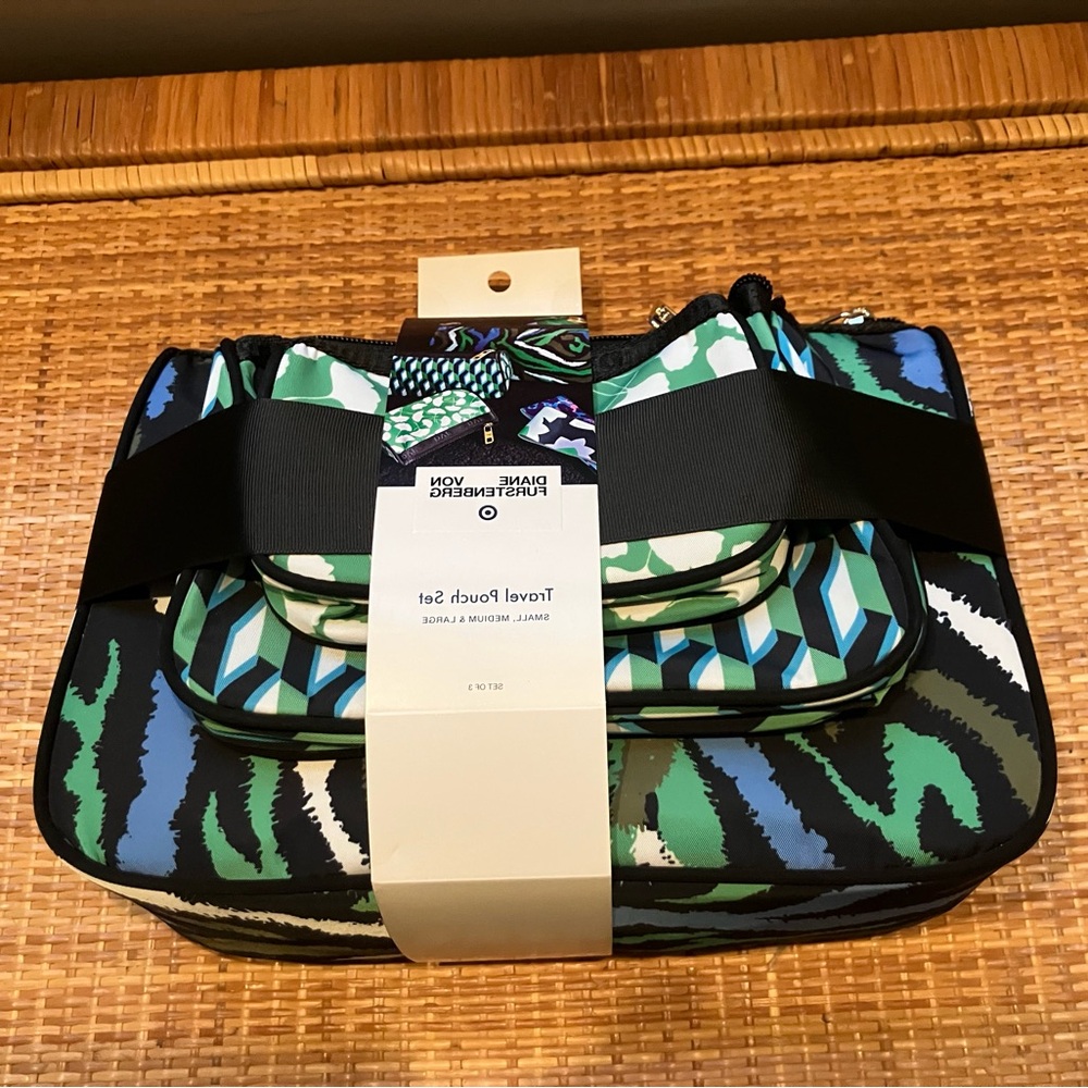 Diane Von Furstenberg & Target Travel Pouch Set NWT